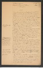 k.k. naturhistorisches Hofmuseum, Intendanzakten 1885-1896 (Hauer), Aktenzahl Z.371/1892, Seite 1